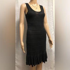 Sleeveless little black dress